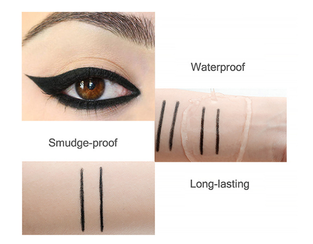 Smooth, pigmented, waterproof, and oil-resistant eyeliner pencil