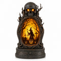 The Covenstead Crypt Witch & Skull Shadowbox Luminary