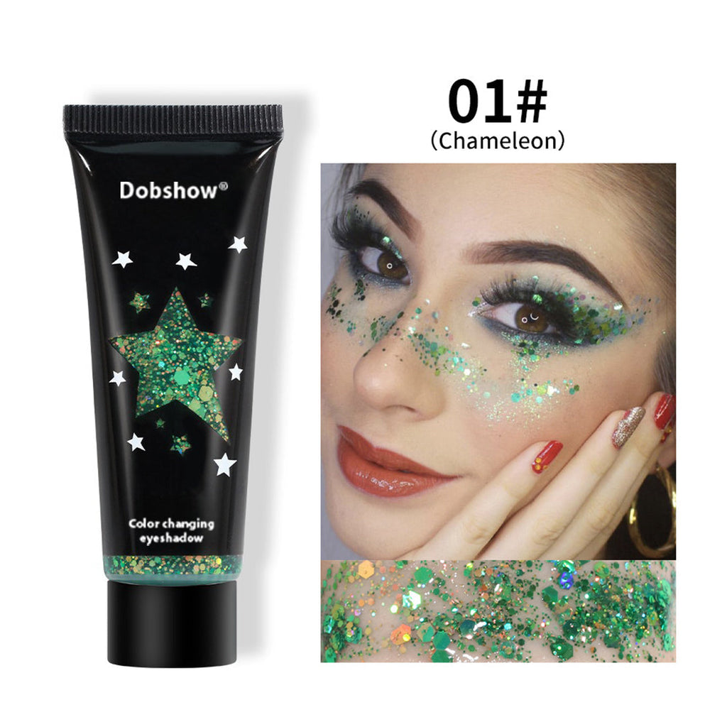 Color changing eyeshadow