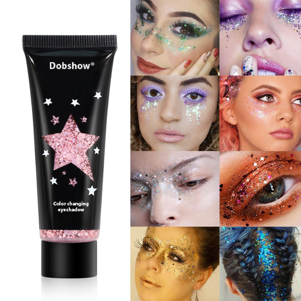 Color changing eyeshadow