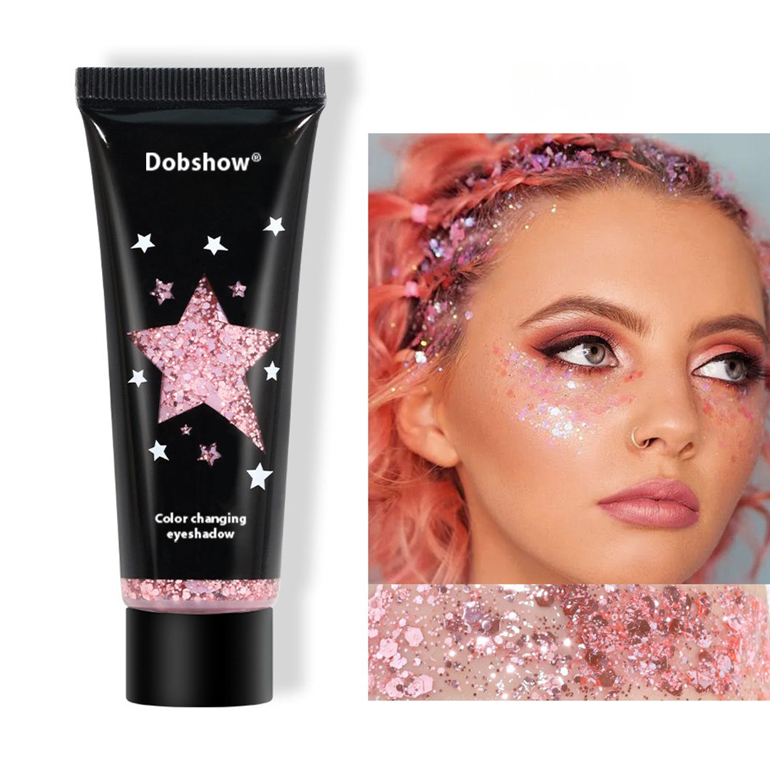 Color changing eyeshadow