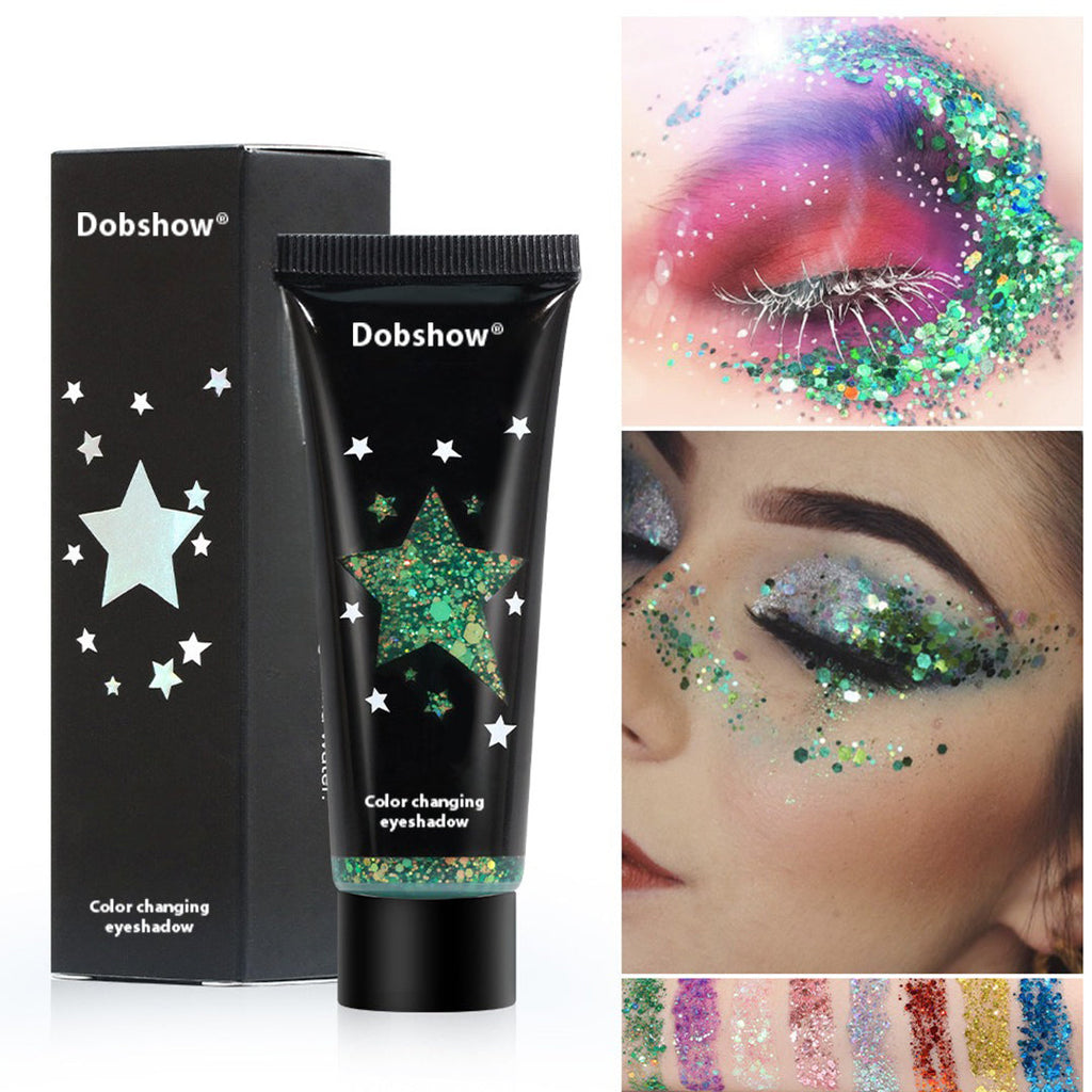 Color changing eyeshadow