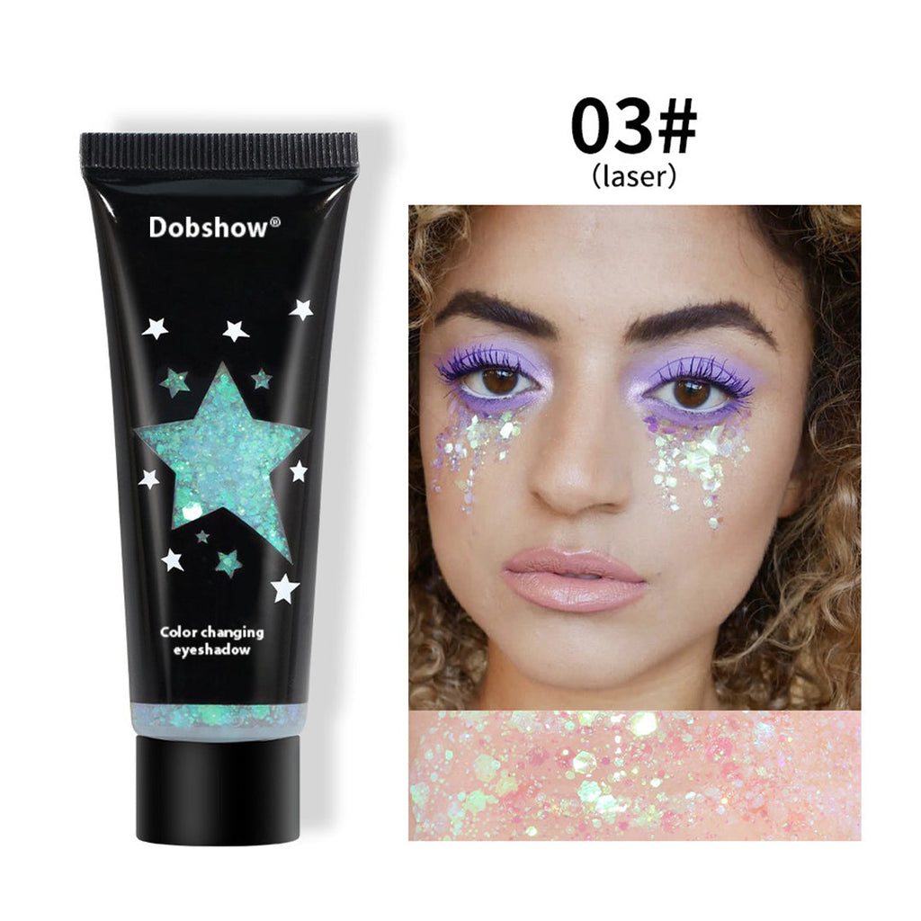 Color changing eyeshadow