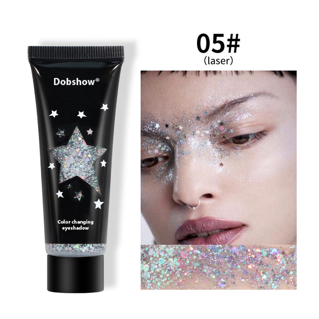 Color changing eyeshadow