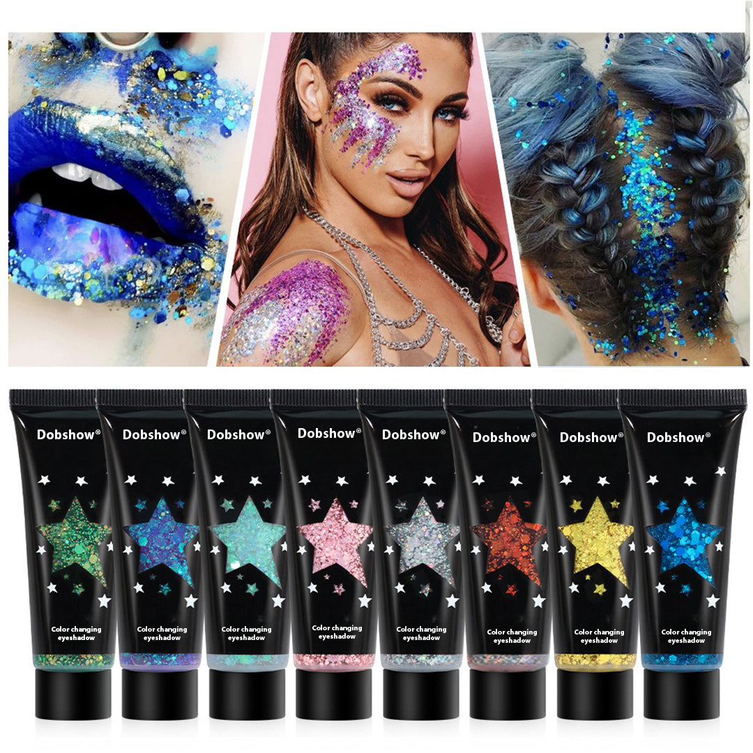 Color changing eyeshadow