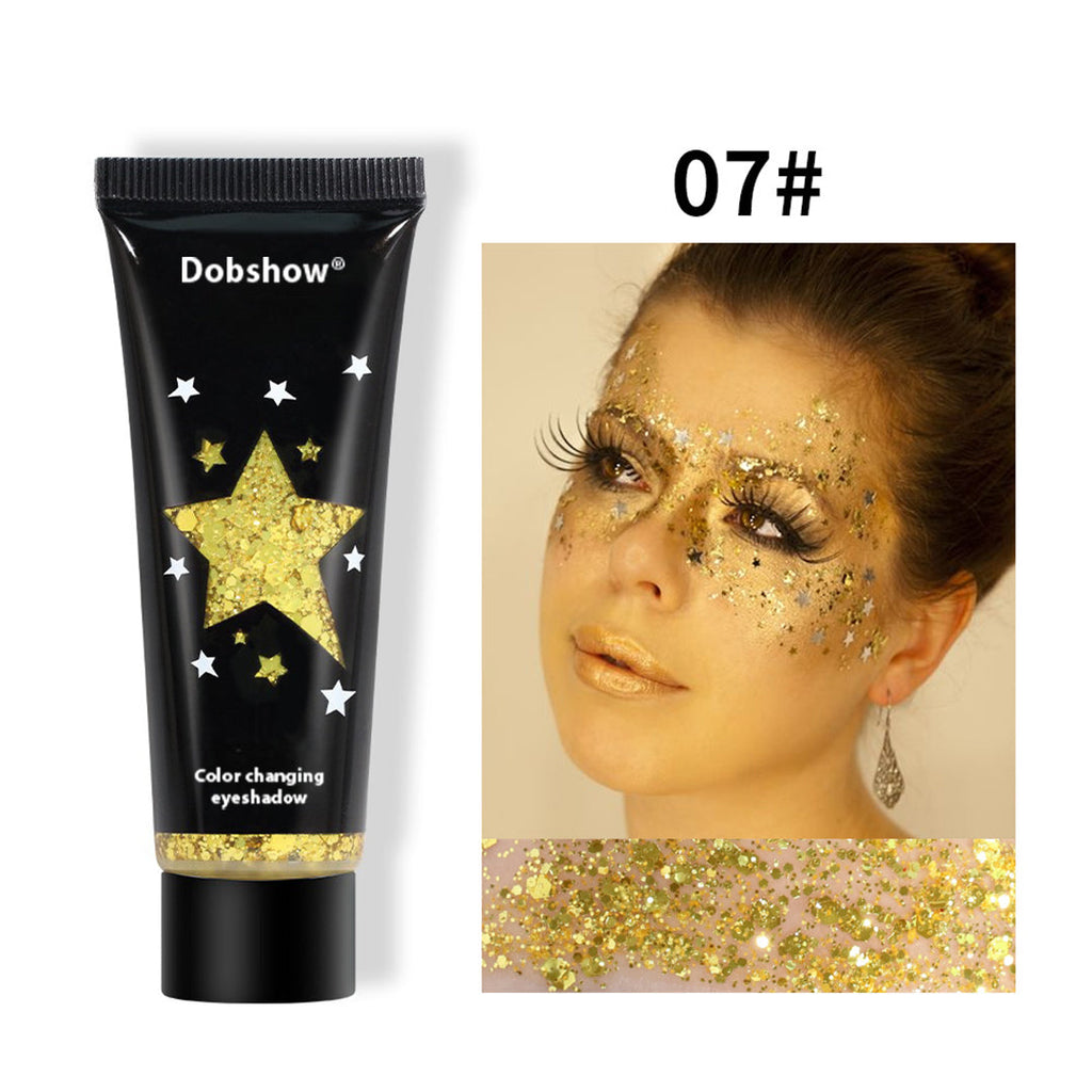 Color changing eyeshadow