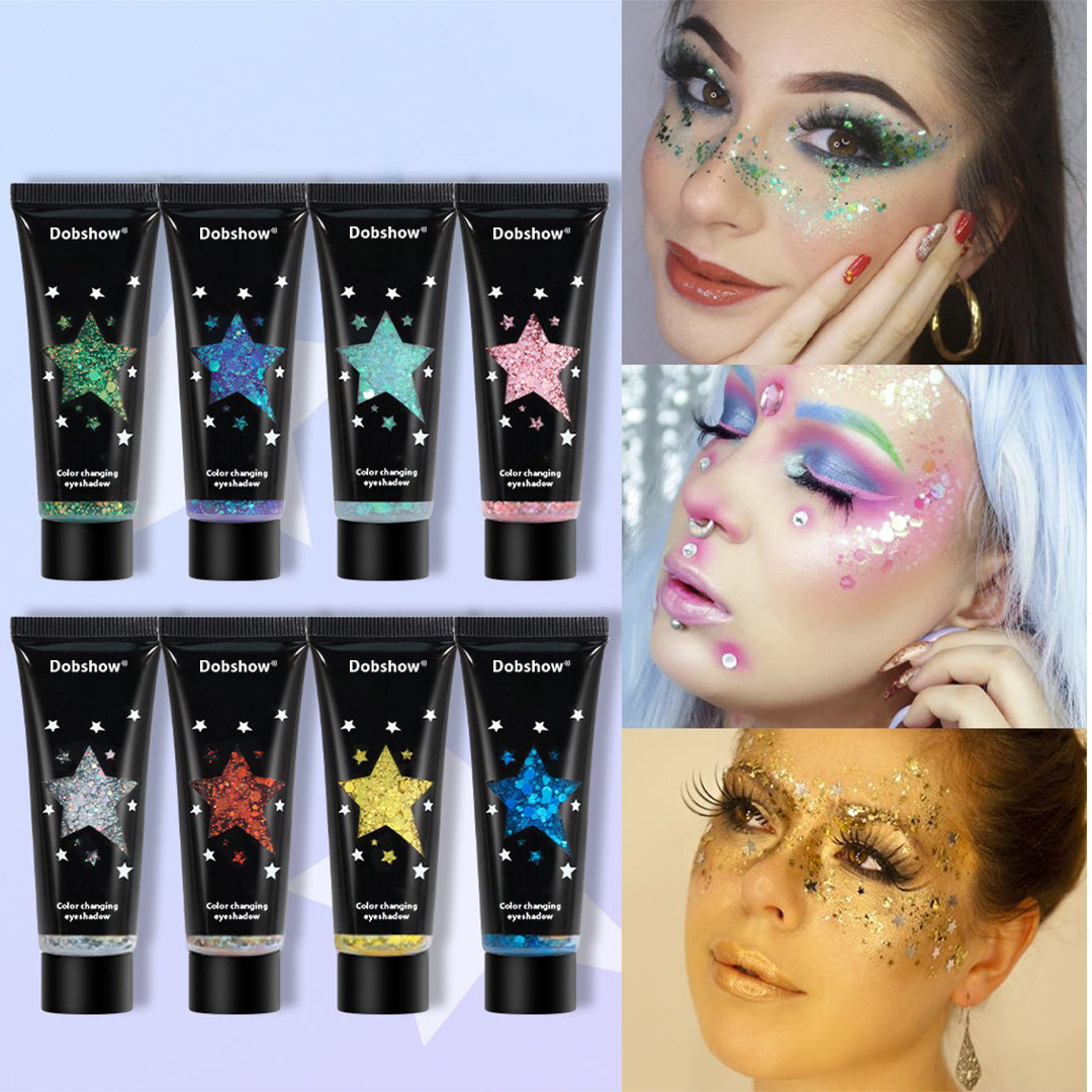 Color changing eyeshadow