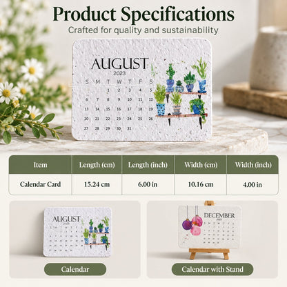 ✨ BUY 2 GET 1 FREE 🌱 2027 Plantable Desk Calendar – Cherish Time & Give Back to Nature 🪴🎁