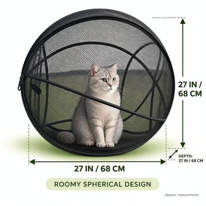 🌿 Foldable Outdoor Cat Playpen – Portable Mesh Pet Enclosure & Travel Tent 🐾