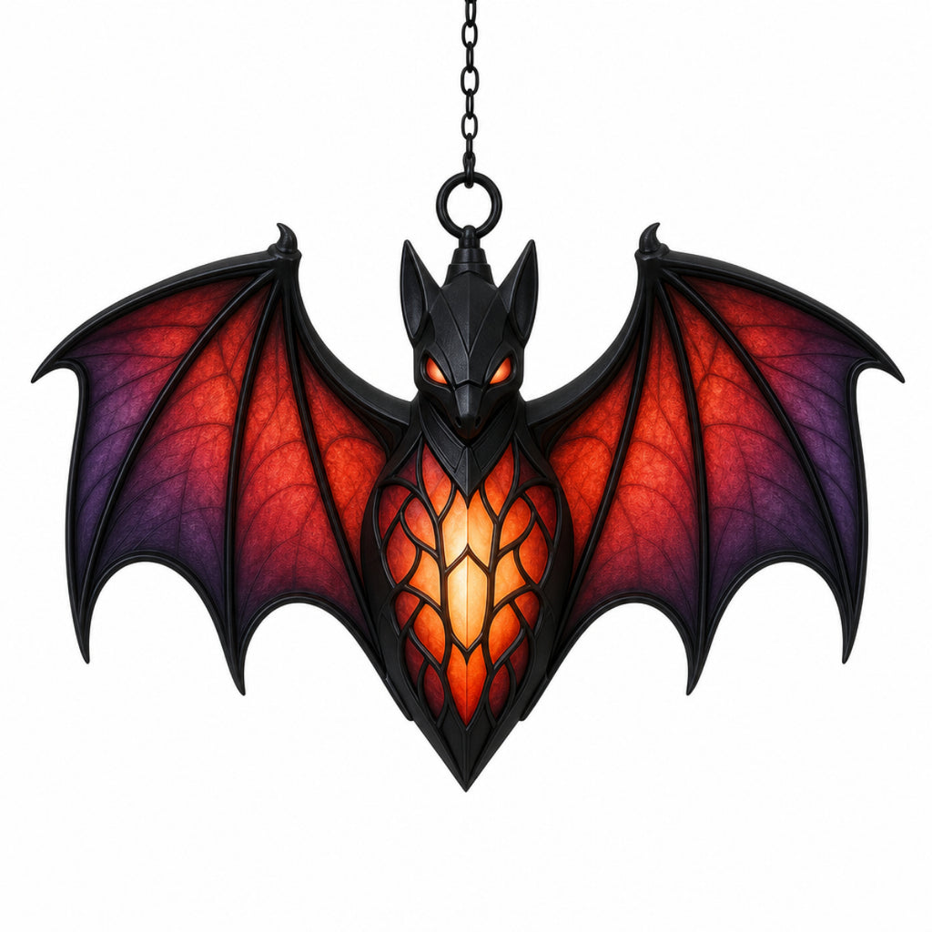 The Nocturne Sovereign Winged Bat Pendant Chandelier