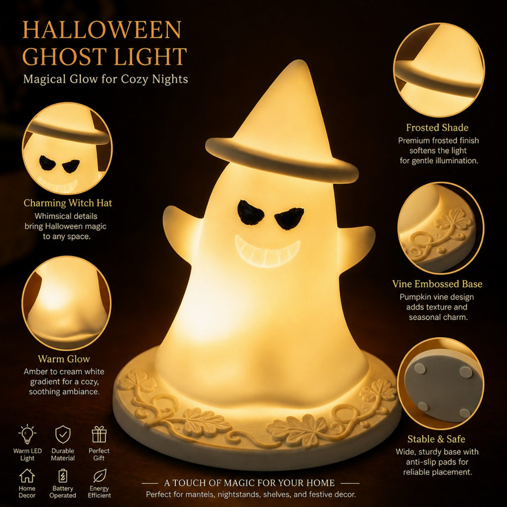 The Spellbound Phantasm & Pumpkin Patch Lamp