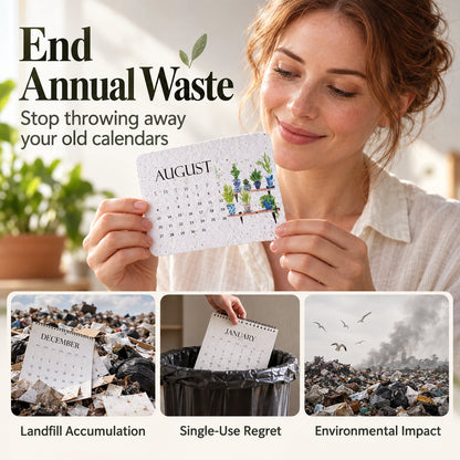 ✨ BUY 2 GET 1 FREE 🌱 2027 Plantable Desk Calendar – Cherish Time & Give Back to Nature 🪴🎁